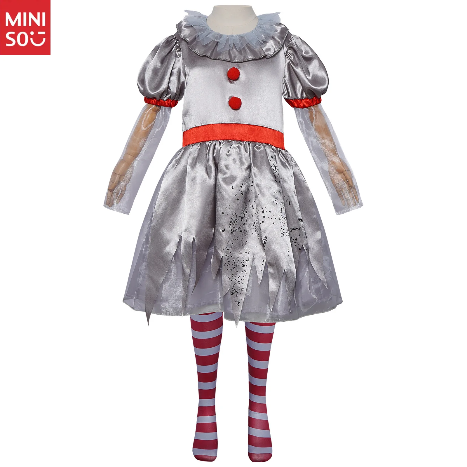 زي IT Pennywise التنكري، زي المهرج لعرض المسرح للأطفال والكبار #5