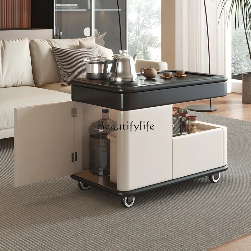 W2 jj * جميع طاولات الشاي المتنقلة المصنوعة من الخشب الصلب، وعدد قليل من طاولات الشاي الصغيرة بجوار الأريكة، وعاء كهرومغناطيسي منزلي متكامل