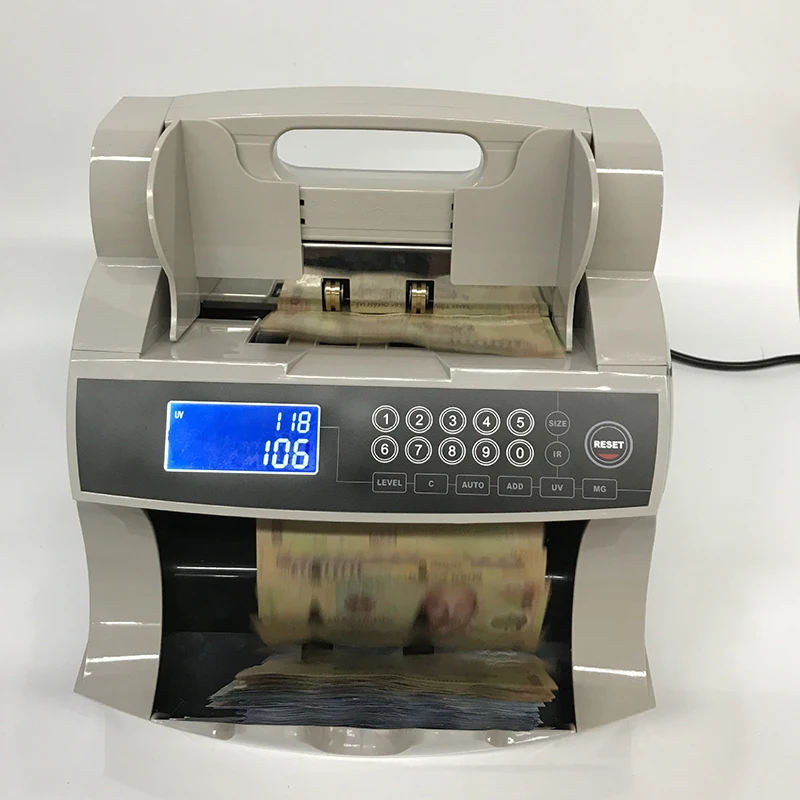 UV MG Money Currency Cash Counting Machine Portable Bill Cash Banknote Multi-national currency  Counter Money