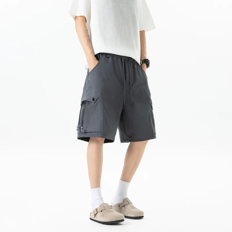 Men's Casual Cargo Shorts for Summer, Stretchy Workout Joggers Wrinkle-Free Quick-Dry, Multi-Pocket Loose Fit 5 Colors Available