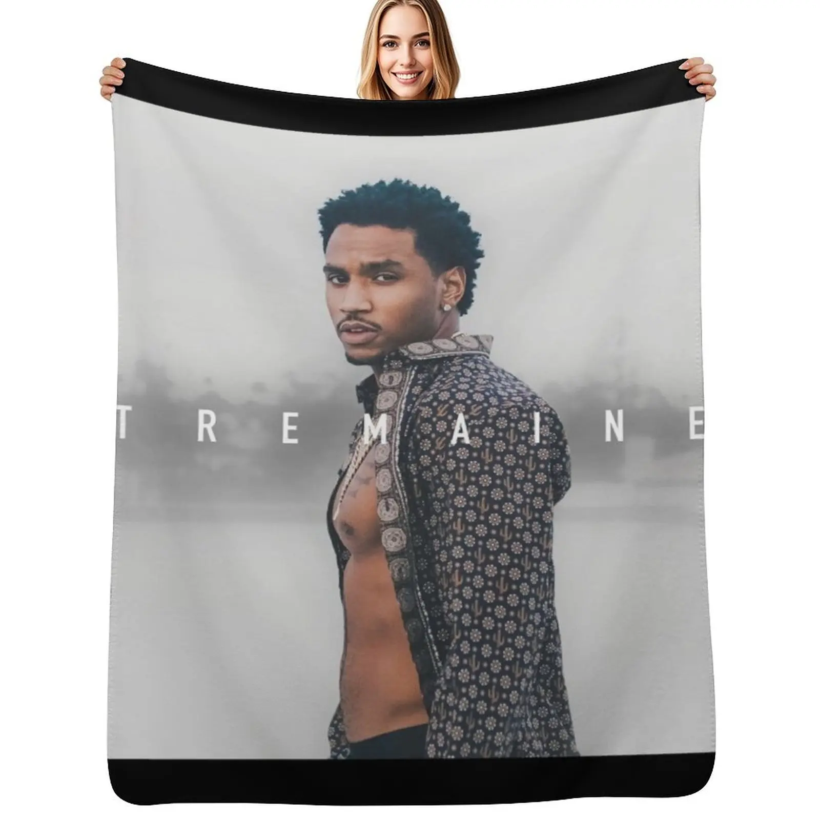 

Tremaine Throw Blanket Faux Fur Soft Warm Blanket for Bed