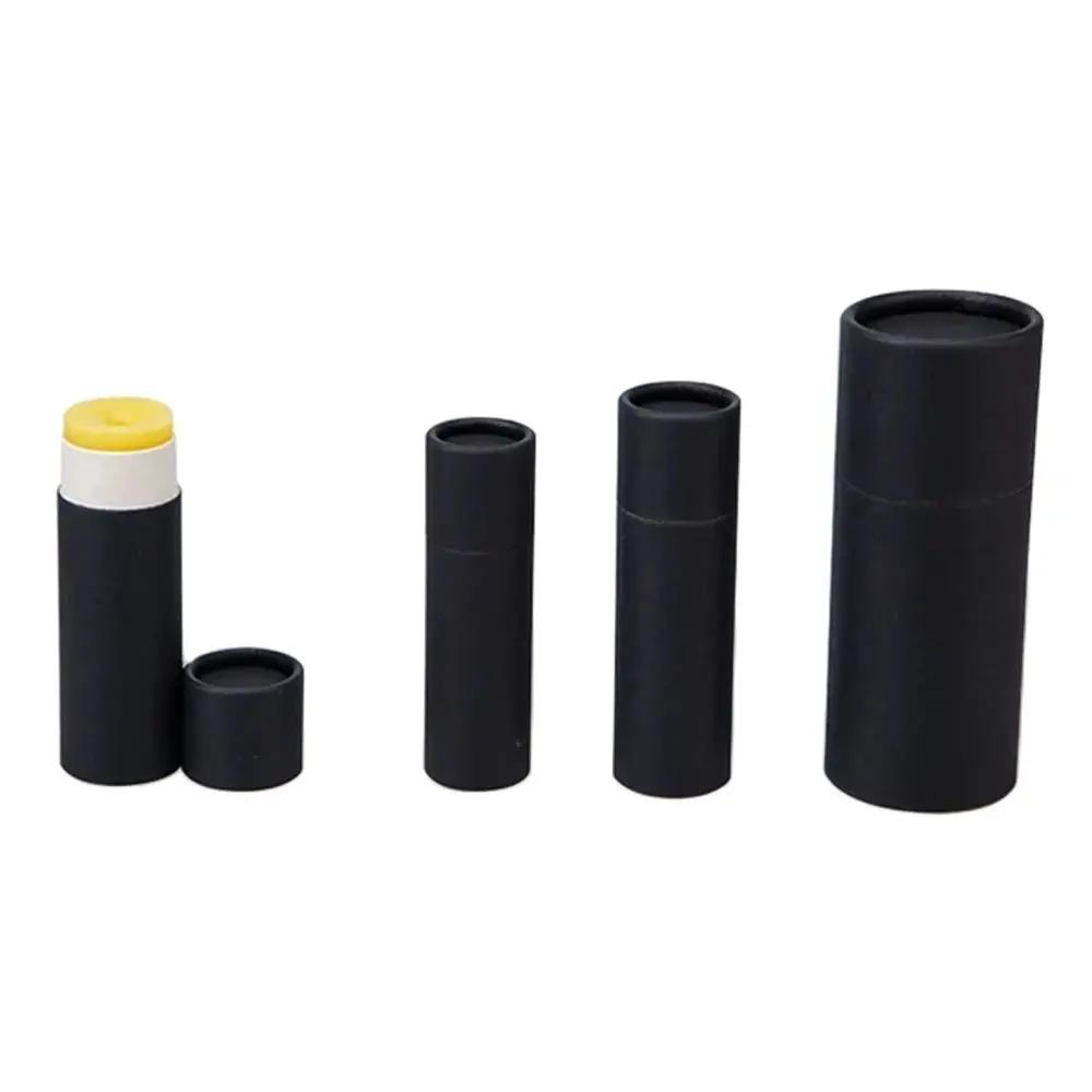 50Pcs Lip balm Kraft Paper Tube Empty Lipstick Tube Degradable Cosmetic Containers Solid Deodorant Paste Tube