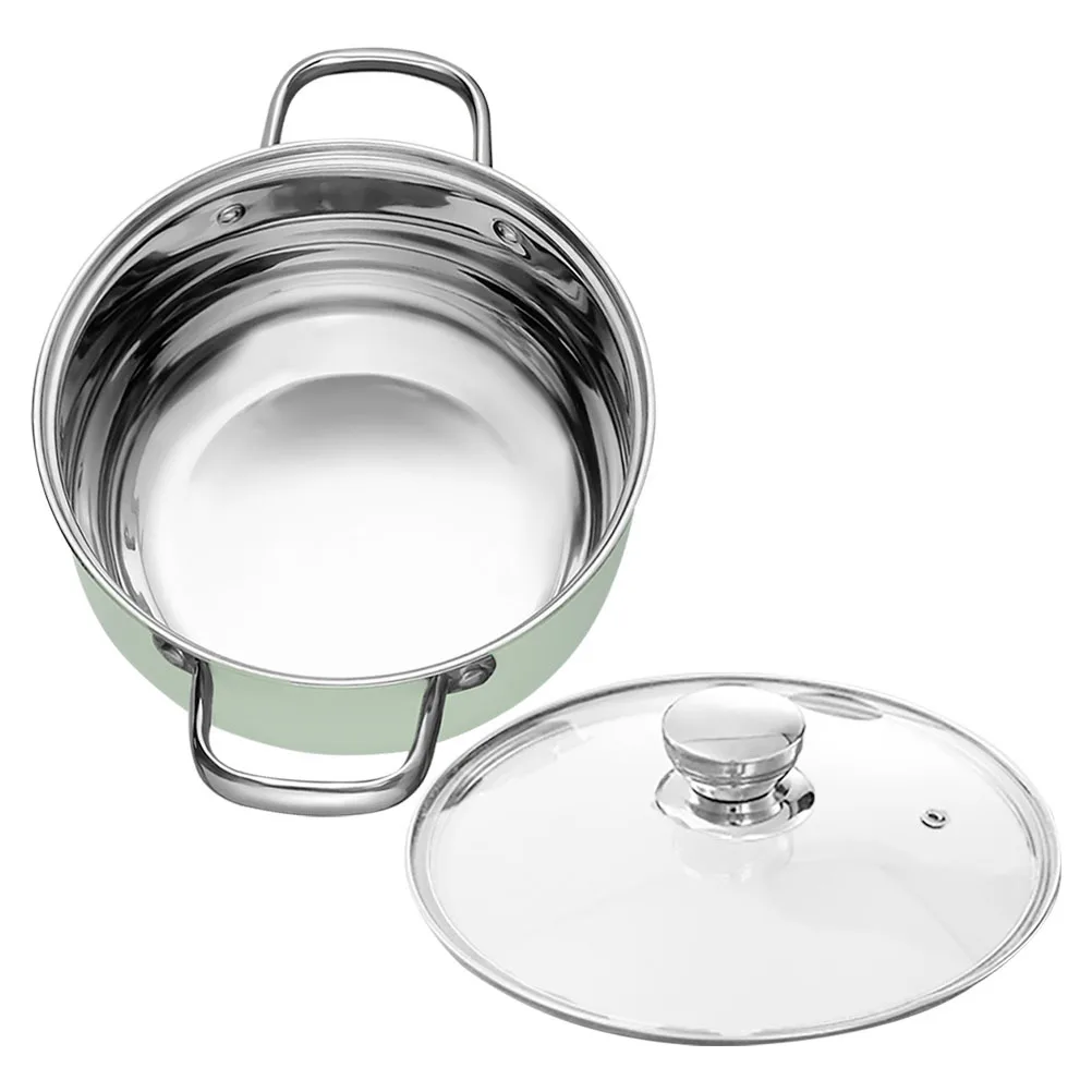 

Stainless Steel Soup Pot 20L Large Capacity Stockpot For Home Cooking Noodle Ramen Stew Saucepan Kitchen Supplies