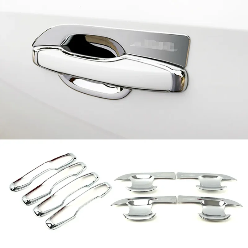 

For Volvo XC60 2018 - 2022 Exterior Accessories Car Door Pull Doorknob Catch Door Handle Bowl Cap Decoration Cover Trim