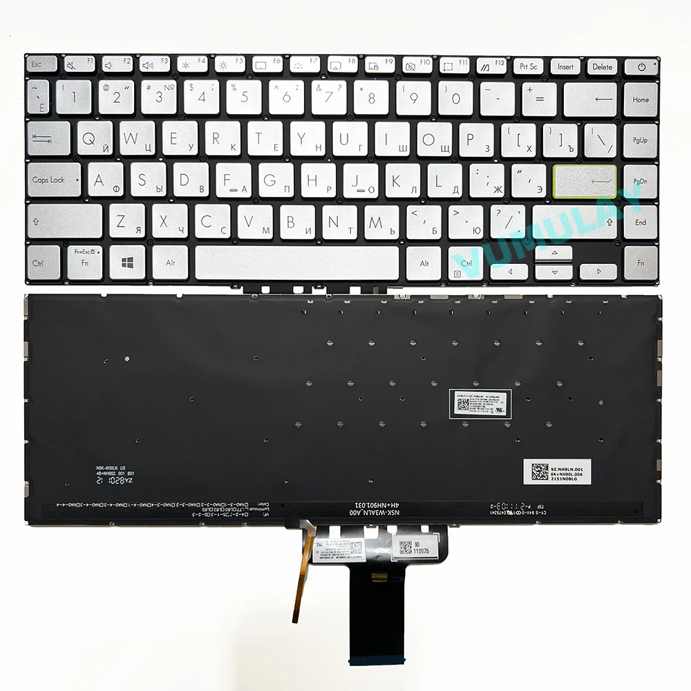 US/UK/Spanish/RU Keyboard for ASUS Vivobook D413D D413DA X413EA X413FA X413FF X413J X413JA X413JF X413JP M413D M413DA M413I SP