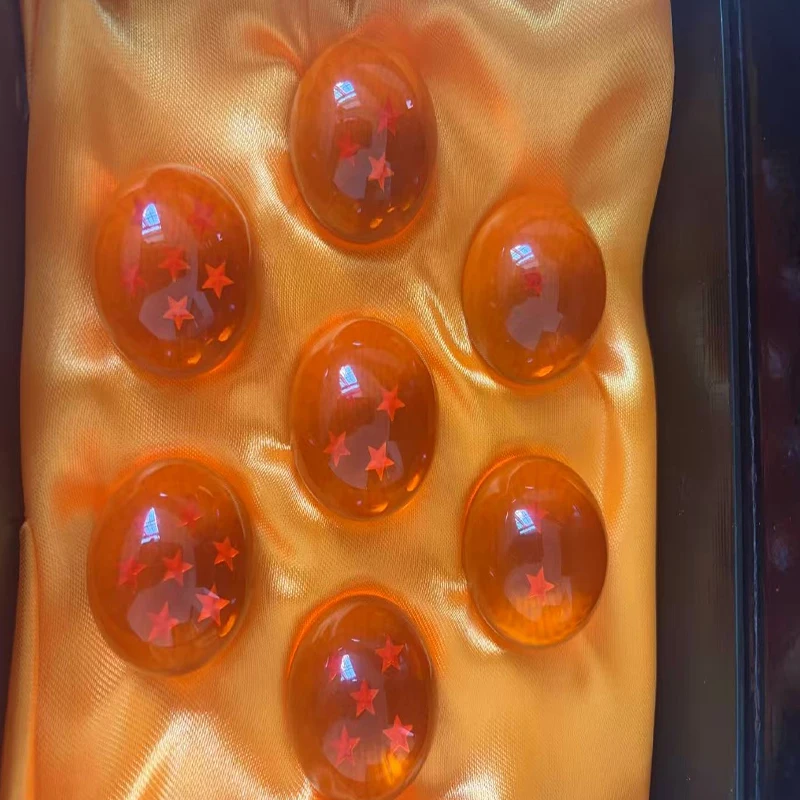    7-teiliges Set 3,5 cm 1:1 Harz-Ball-Actionfiguren-Spielzeug Summon Shenron Wunschsammlung Anime-Modell Geschenk