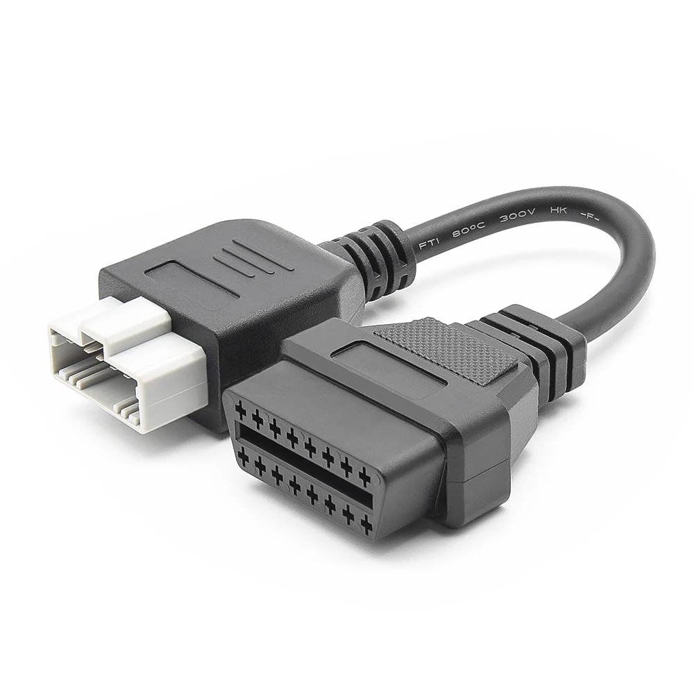 لهوندا 5Pin obd إلى obd2 16pin أنثى obdii سيارة تشخيص موصل محول تمديد كابل #4