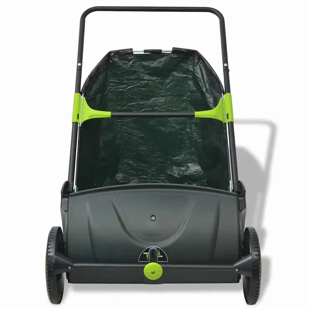 103 L Grass Yard Sweeper Leaf Sweeper Lawn Collector Grass Collector Lawn Vacuum Push Sweeper