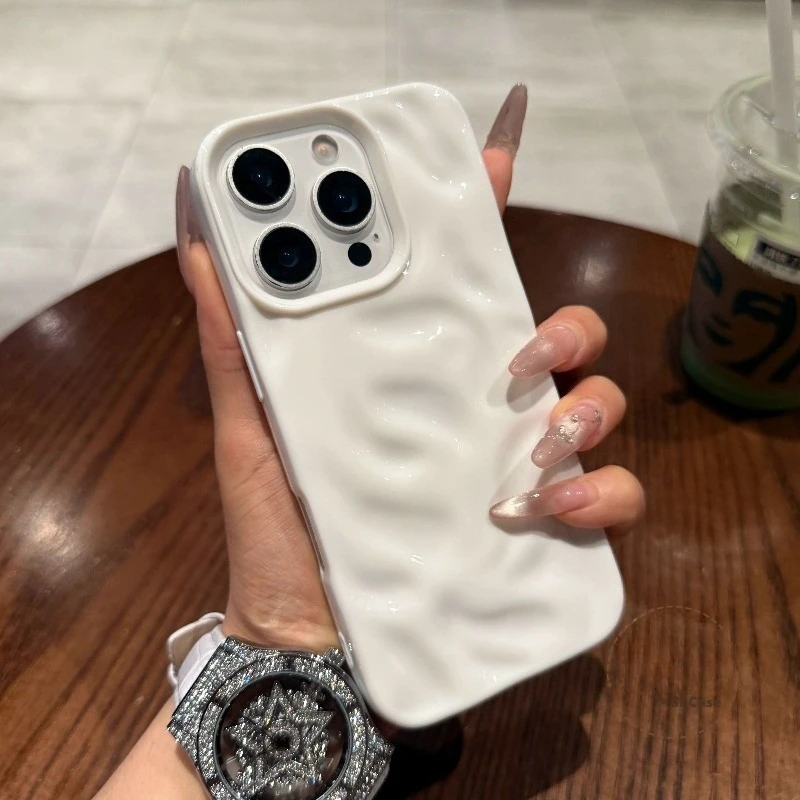 Wrinkled Meteorite Phone Case For Samsung Galaxy A16 A15 M15 F15 A14 M14 F14 A13 M13 A12 M12 A11 A10S A50 A50S A30S Luxury Cover