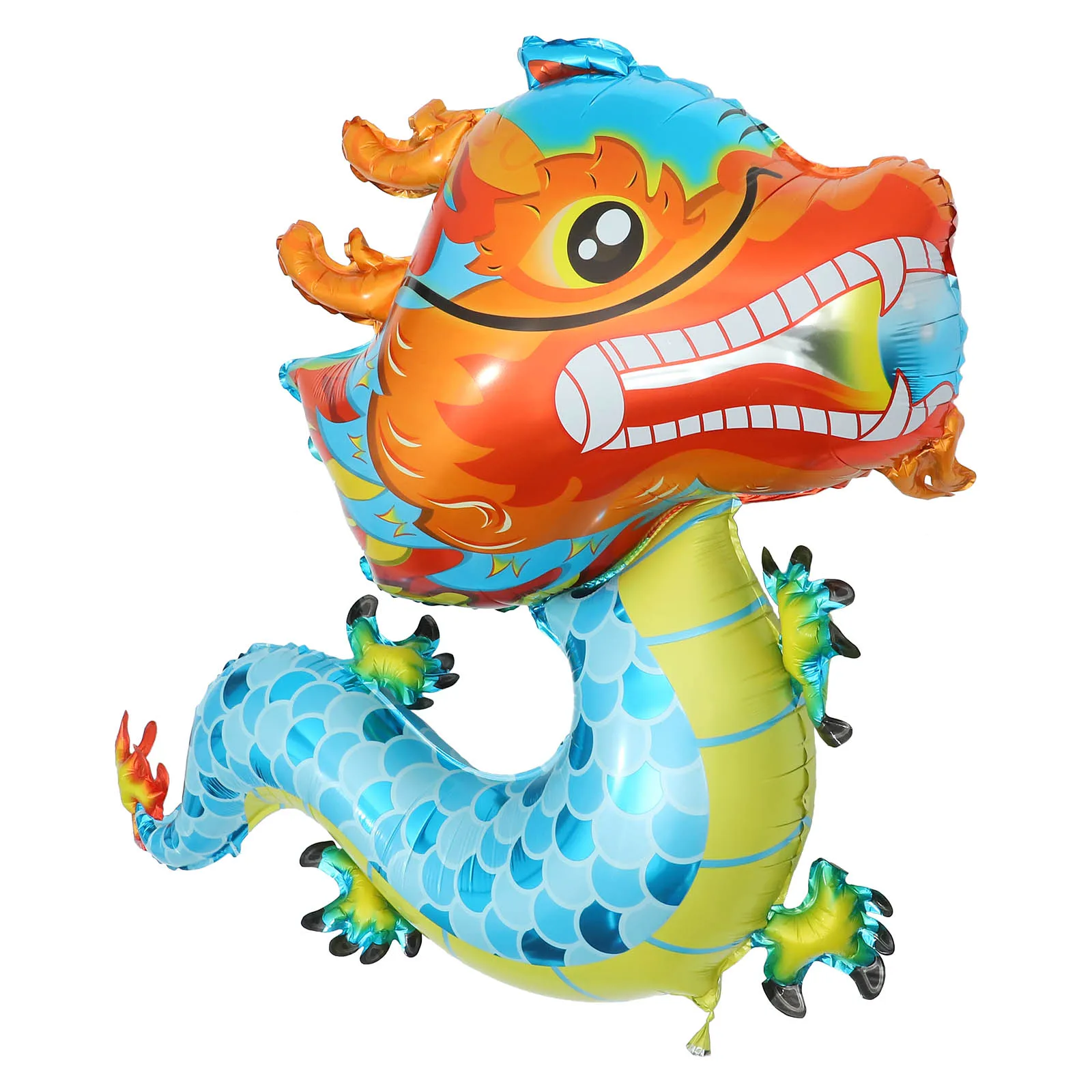 

5 Pcs Chinese Dragon Balloon Ballon New Year Decor Aluminum Foil Mold Balloons Decorations