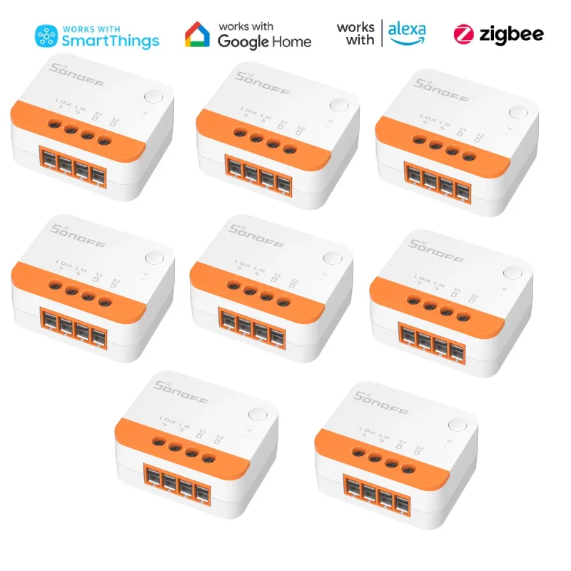 

SONOFF MINIR4 Wi-Fi Smart Switch 10A MINI Extreme Smart Home Relay Module Remote Voice Control for Alice Google Assistant Alexa