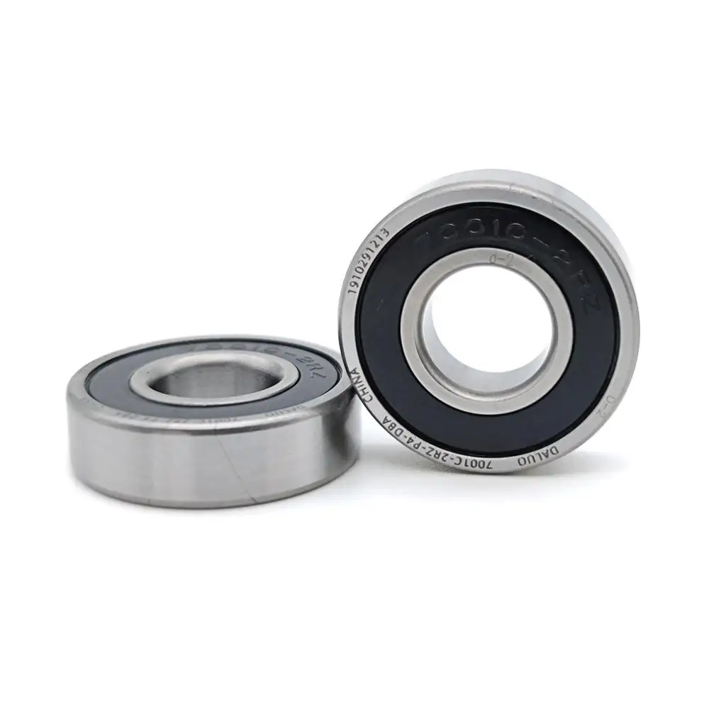 1Pair DALUO Bearings 7001 H7001C 2RZ P4 DB DT DF DG A 7001C 12X28X8 Angular Contact Bearings ABEC-7 Precision Bearings CNC