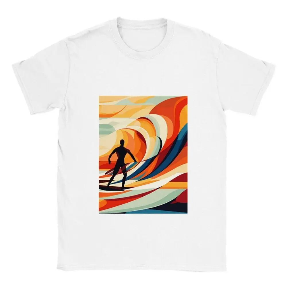 Surfer Guy T-ShirtAnime Pattern Y2K Summer Brand