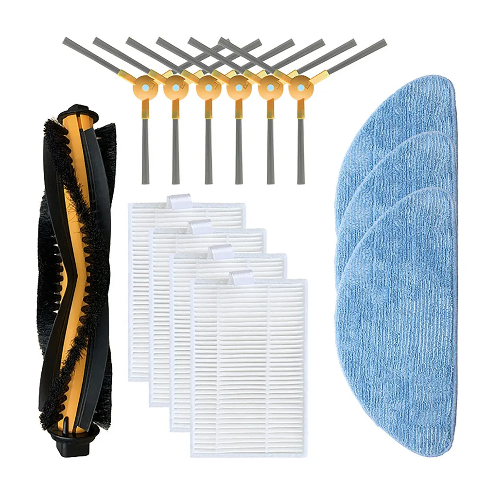 المتداول فرشاة الجانب فرش HEPA تصفية ممسحة القماش ل 800T مكنسة كهربائية تنظيف تصفية الملحقات عدة