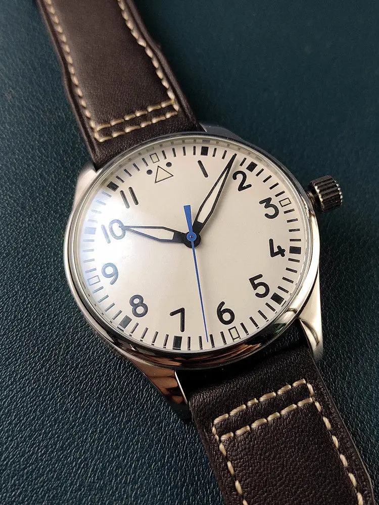 Men's 40mm Vakuy Quartz Watch, Pilot Style, Japanese VH31 Movement, Sweeping Seconds, Luminous, No Date, Three-Hand, Waterproof - view 4