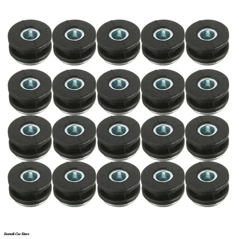 10pcs Motorcycle Modified Rubber Washer Shock Absorption General Rubber Buckle Bolt Assembly M6 Fairing Bolt Pressure Relief Pad