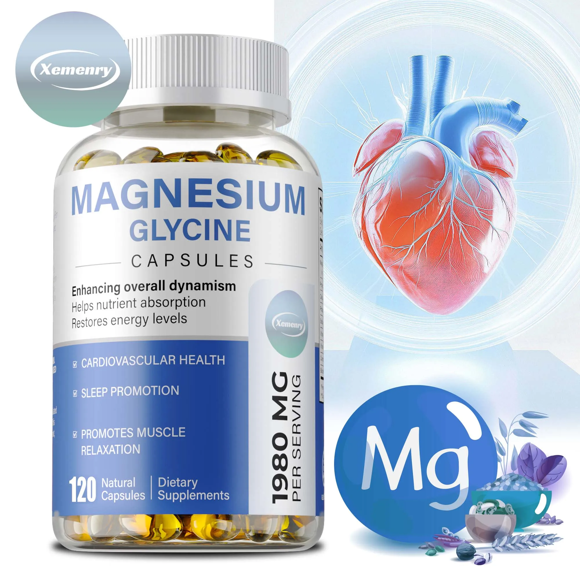 

Капсулы с глицинатами магния - естественная поддержка сна, иммунитет здоровья костей, поддержка настроения, здоровье сердца и восстановление мышц