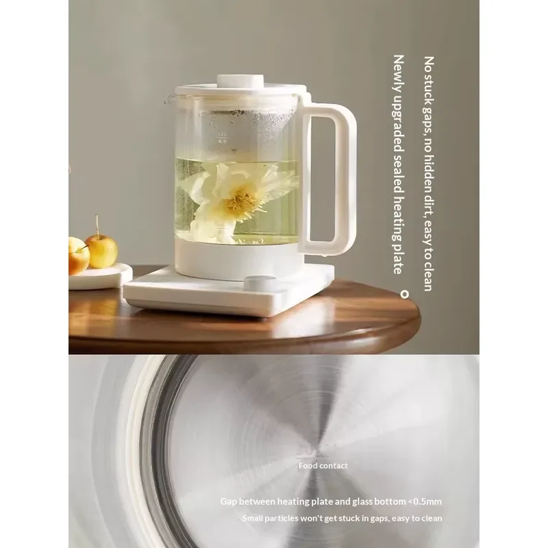 Multifunctional German Electric Health Pot Glass Tea Kettle Small Office Stewing Machine Household Appliance for Daily Use