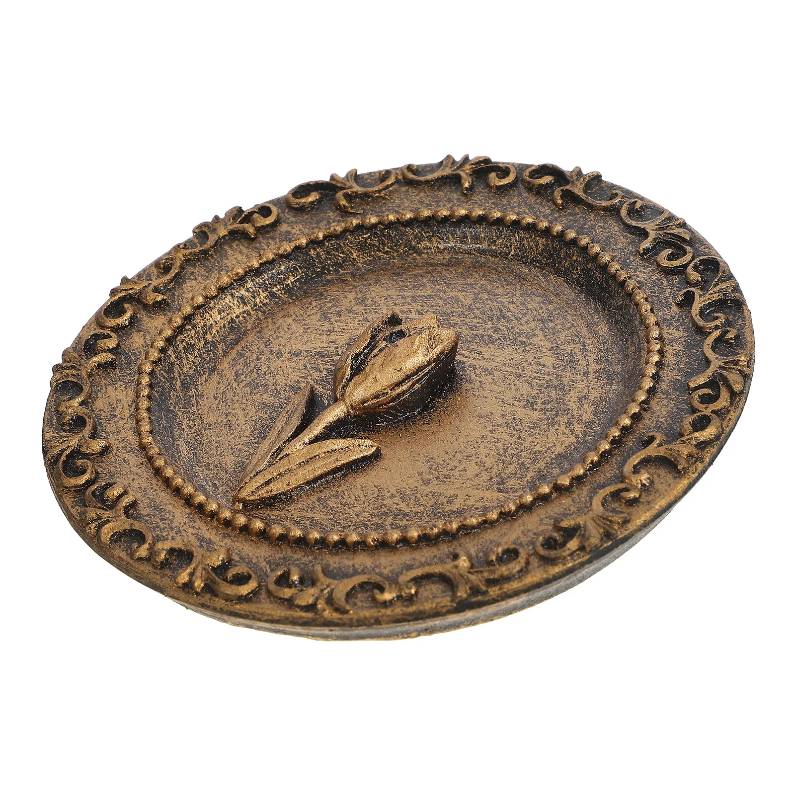 

Resin Incense Burner Tray Decorative Incense Stick Holder Unique Desktop Censer Decor for Living Room Bedroom