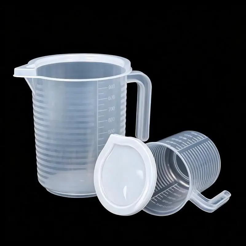 Measuring Pitchers With Lids/Measure Jug With Scale/Liquid Cup Container/Milk Tea Catering Supplies