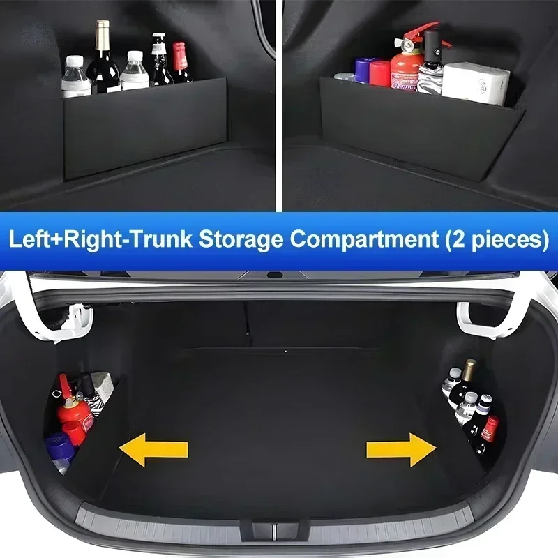 For Chery Explore Tansuo 06 Jaecoo 7 J7 2023-2025 Trunk Storage Partition Multifunction Storage Box Thicken Trunk Side Partition