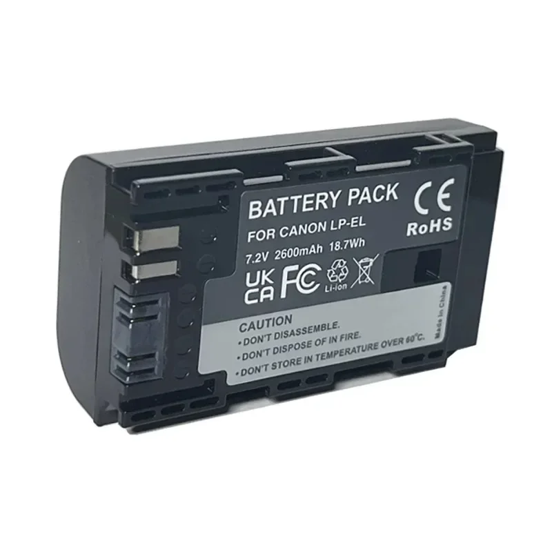 LP-EL 7.2V 2600mAh High Capacity Li-ion Replacement Battery For Canon EL-1 EL-5 Speedlite Camera Flash
