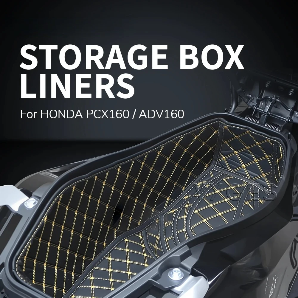 

For HONDA PCX160 ADV160 PCX ADV 160 Motorcycle Storage Box Liners Seat Bucket Pad Rear Trunk Cargo Liner Protector Inner Cushion