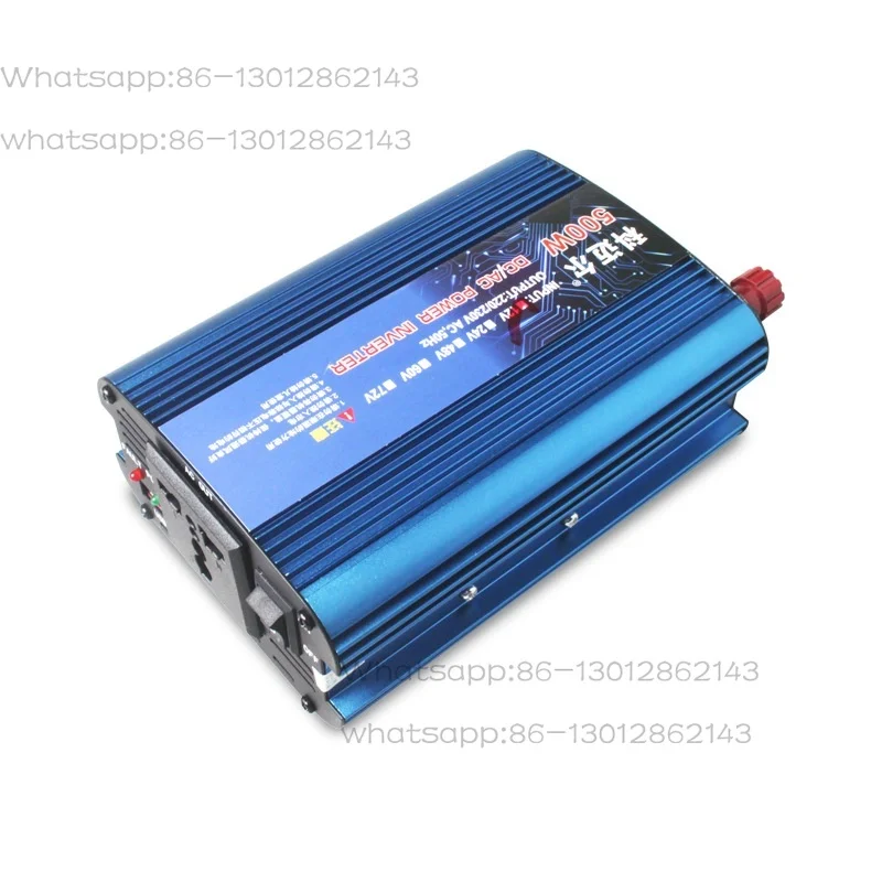 Vehicle Inverter 350W 12V, 24V, 48V, 72V to 220V Pure Sine Wave Inverter with USB Port and Dual-Screen Display