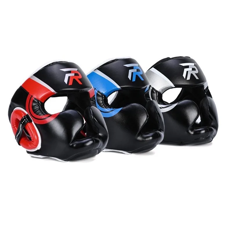 

Fighting Muay Thai Helmet for Adult Kids Gear Professional Thickened MMA Boxing Head Guard Sparring Protector