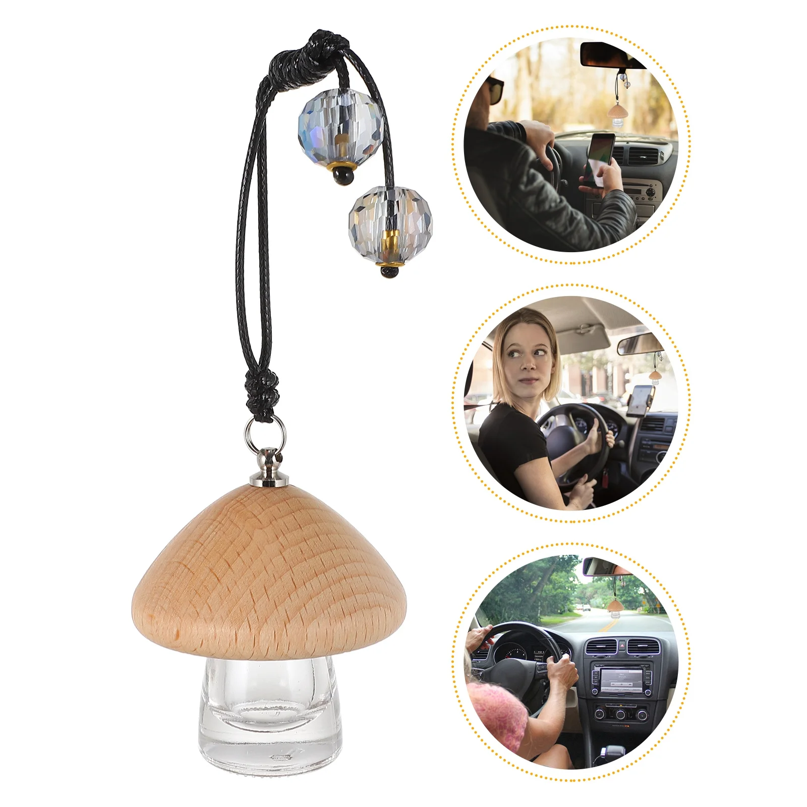 

5Ml Car Perfume Hanging Bottle Mini Size Air Freshener for Rear View Mirror Window Sill Wardrobe Toilet Aromatherapy Decor