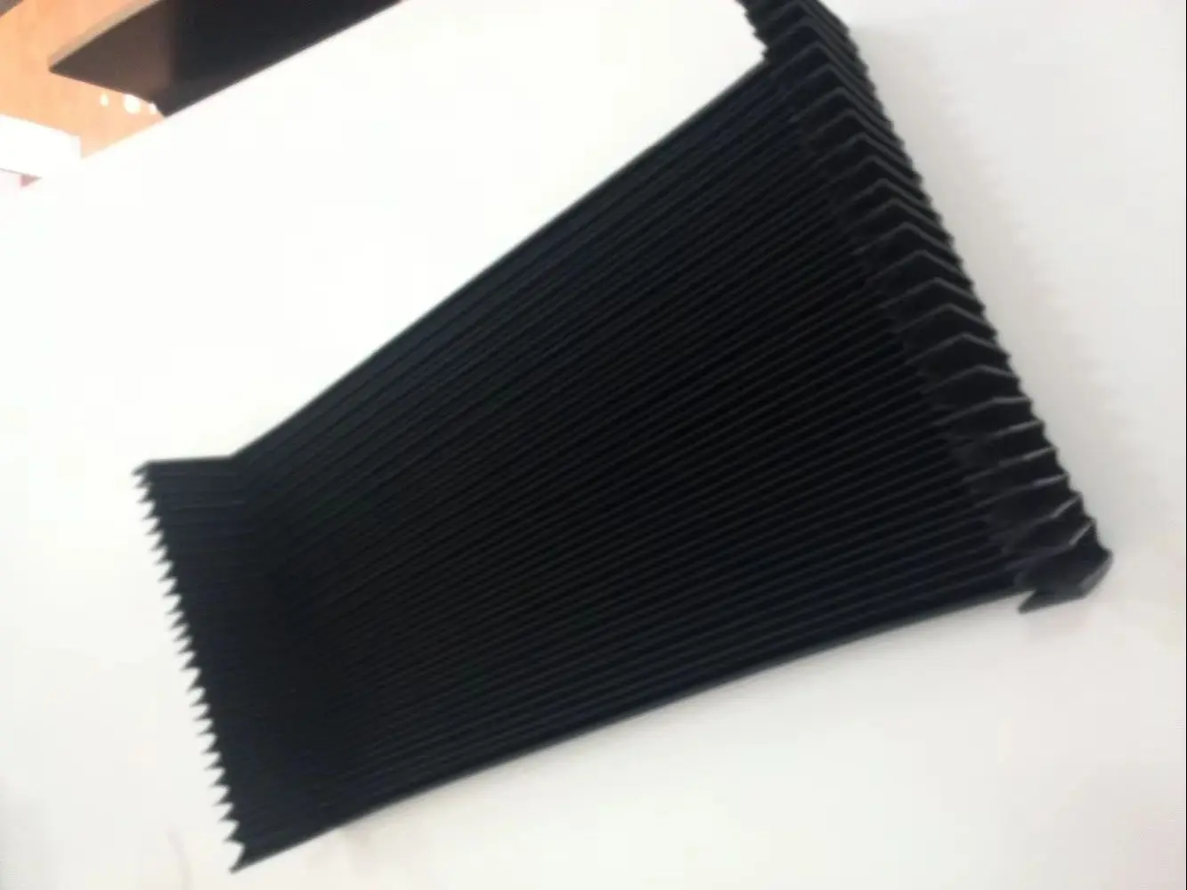 Accordion bellow U shape with dimention inner width 500mm,inner height 60mm and Lmax 700mm