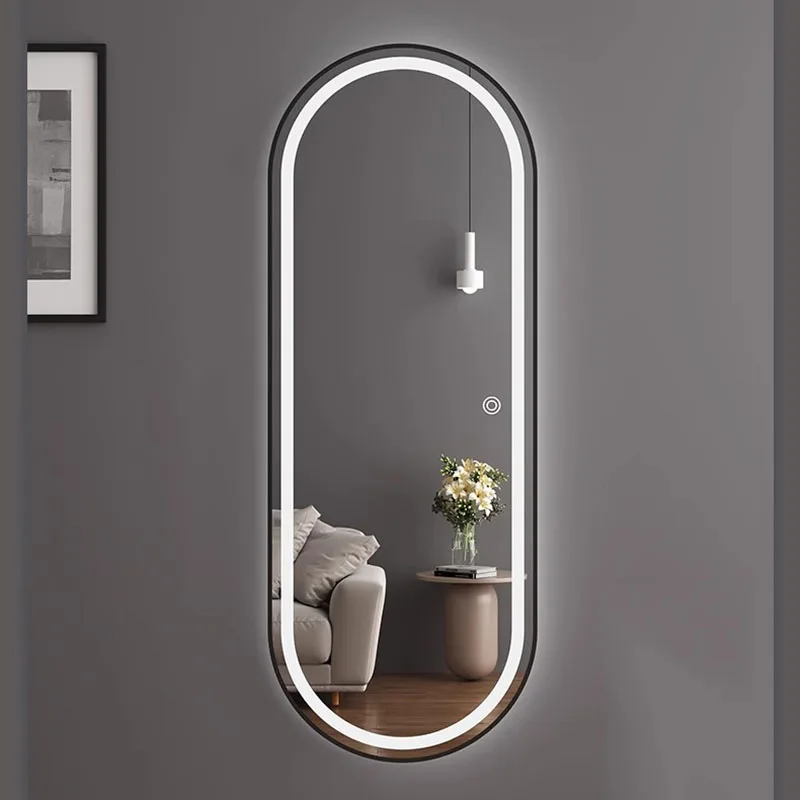 

Led Light Bathroom Mirror Irregular Living Room Body Luxury Mirror Bedroom Large Espelho Grande Para Quarto Bedroom Decor