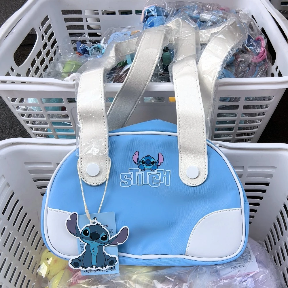 

Disney Stitch Hawaii Series Bowling Single-Shoulder Bag 24cm Portable Cute Bag