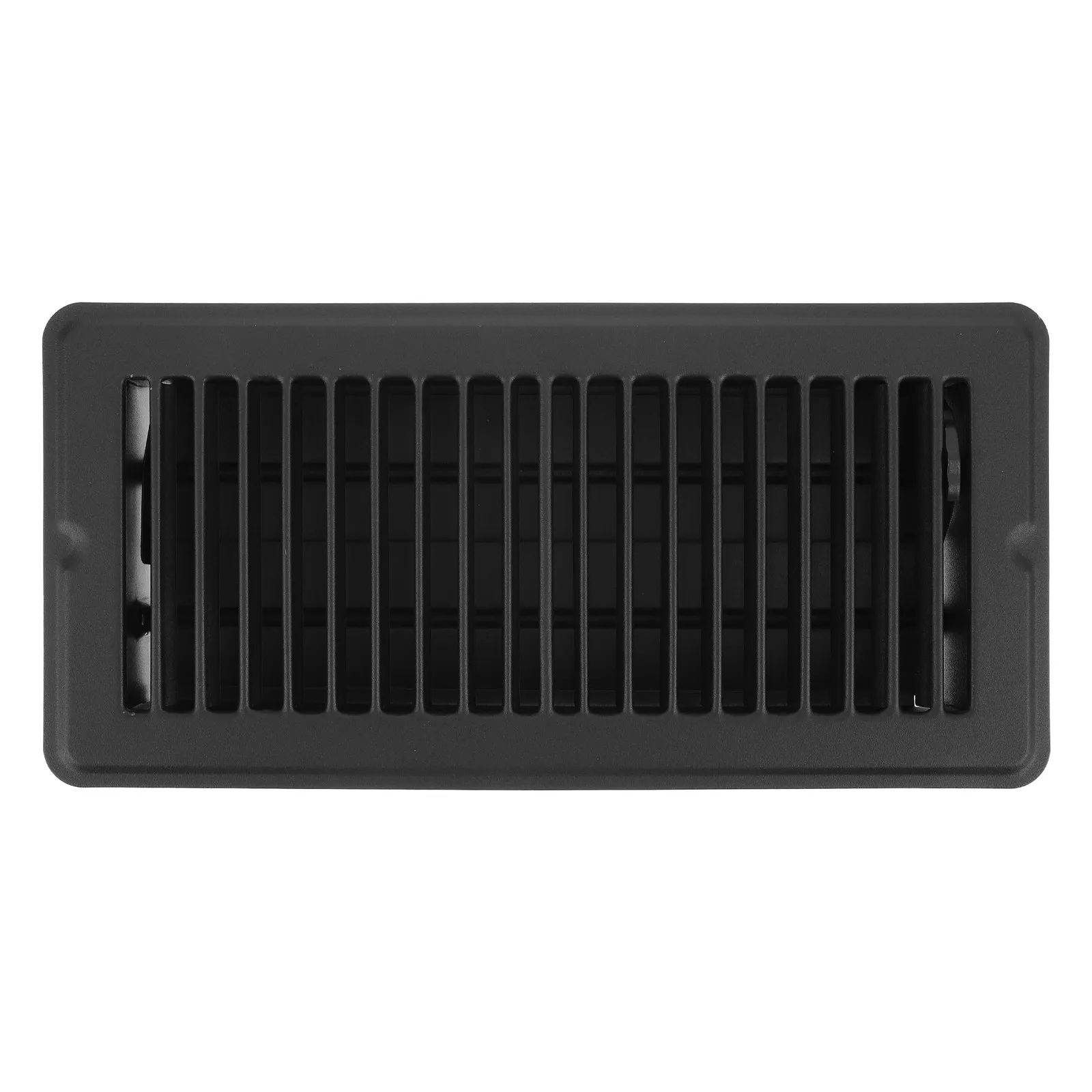 Floor Return Vent Cover 4x10 Black Metal Grille Air Vent Cover for Standard Size Floor Register Vents Metal Vents