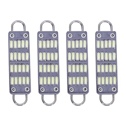 Żarówka girlandy Led jasna biała 44Mm, sztywna pętla 20 Smd 1.73 Cal wewnętrzna mapa Led 561 562 567 564, opakowanie 4 sztuki