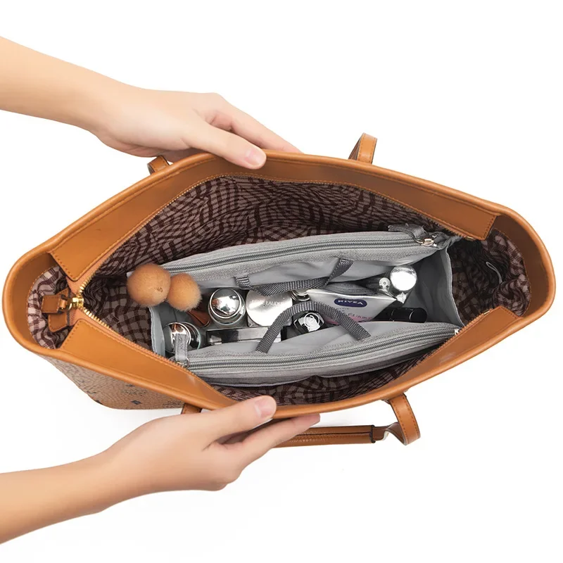 منظم المحفظة، إدراج منظم حقيبة اليد، فواصل حقيبة اليد للمحفظة الداخلية، حقيبة الكتف، حقيبة البطانة الداخلية #3