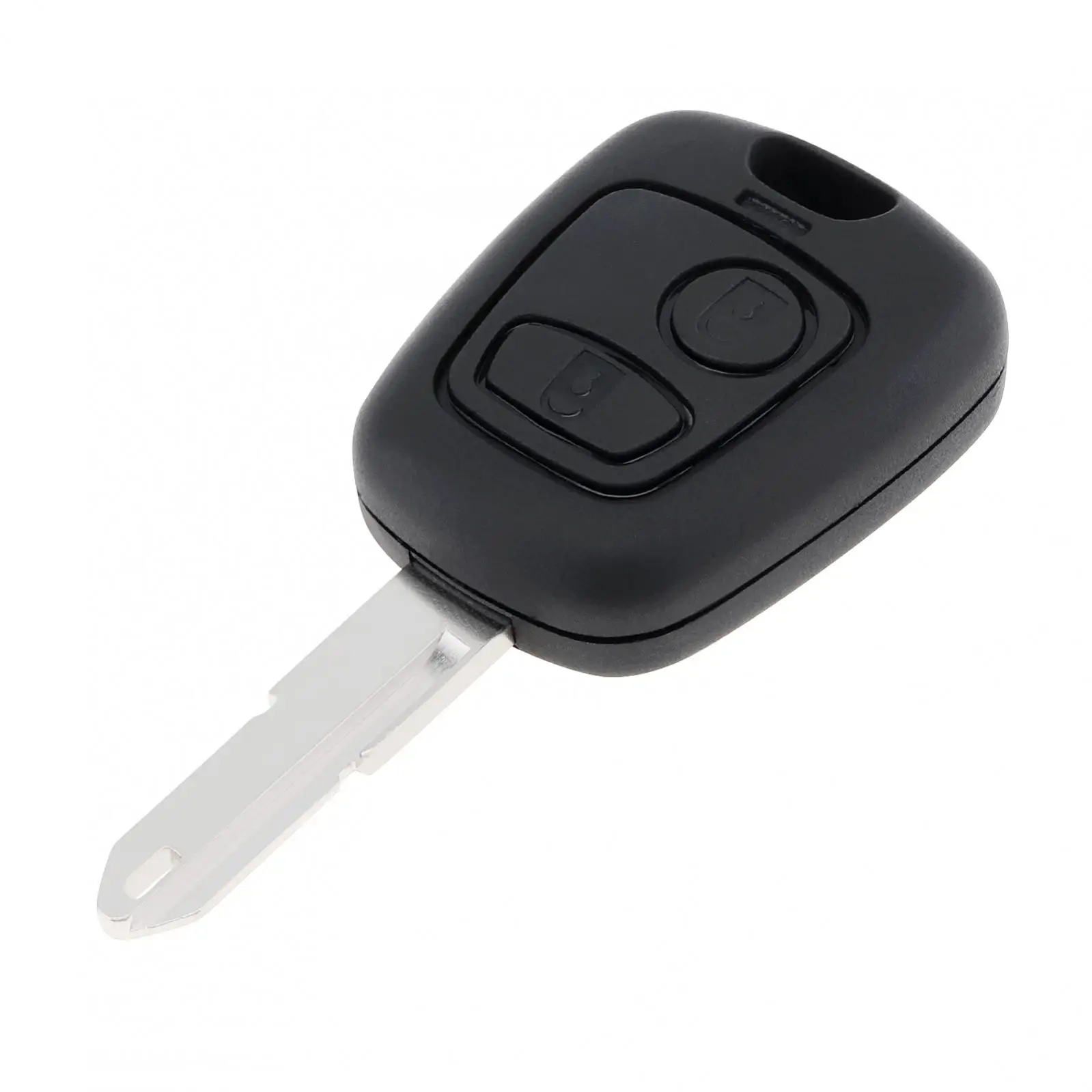 Coque de clé à distance de voiture à 2 boutons avec lame 206 et 2 micro-interrupteurs, adaptée pour KIT 106, 206, 306, 406