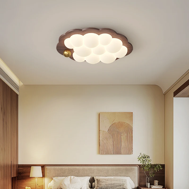 Creative Cloud Balloon Led Ceiling Lights Children's Room Bedroom Study Log Retro Ceiling Lamp Modern Home Indoor Lighting Lamps