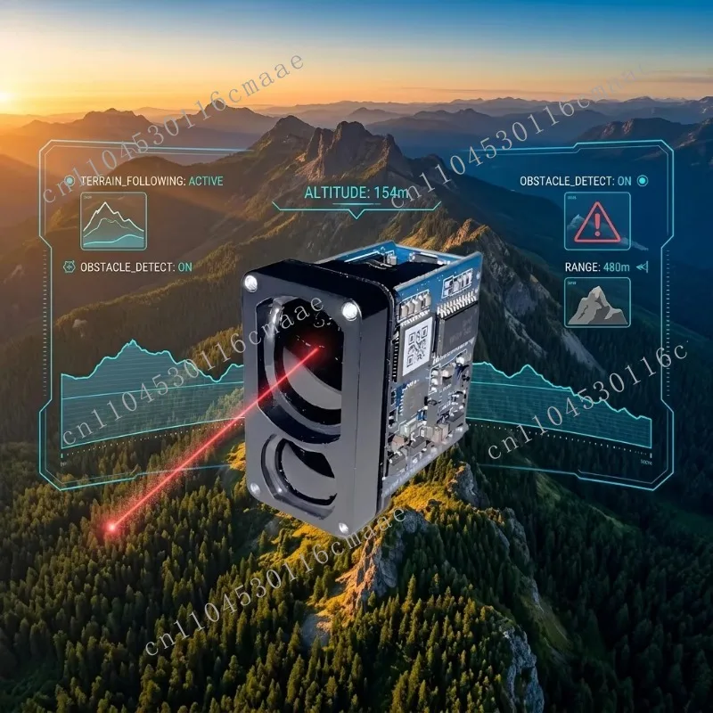 1500M Industrial Laser Rangefinder Module for Drones, Measurement, Robotics and Automation Class 1 IP67