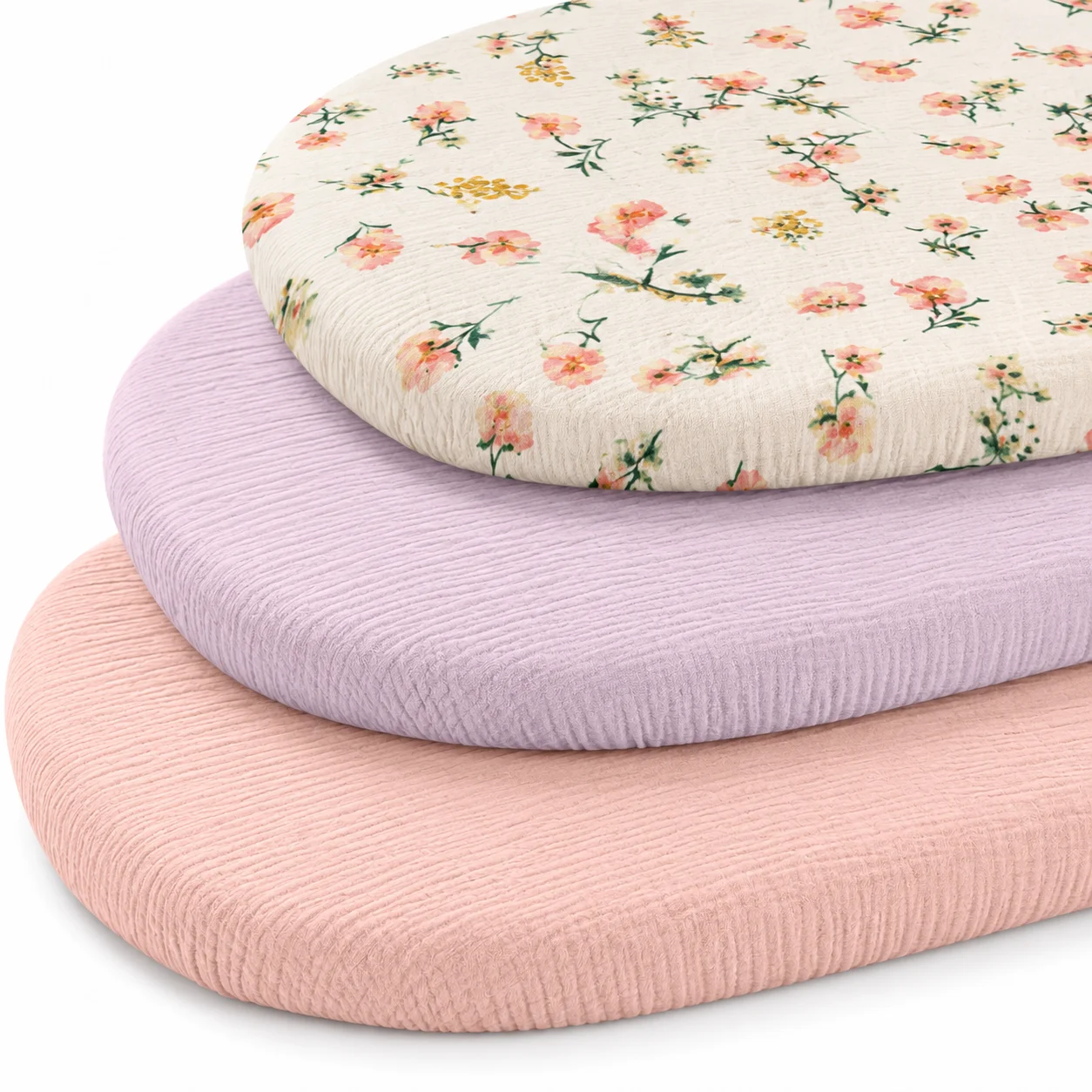 Baby Nursery Sale - 3PCS Baby Bassinet Bedding Set Soft