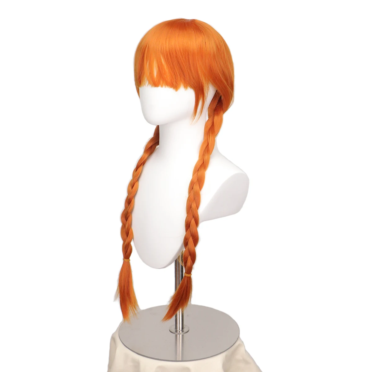 Wednesday Cosplay Wig For Girls Agnes Demille Wig Orange Braid for Princess Clothing Dress Up Accessory