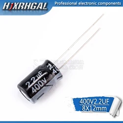 20 PCS di qualità del Higt 400V2. 2 UF 8*12mm 2.2 UF 400 V 8*12 condensatore Elettrolitico hjxrhgal