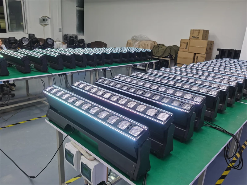 

1 piece LED pixel control Zoom 12x40W RGBW 4-In-1 LED Beam Wash Bar Moving Head Stage Light