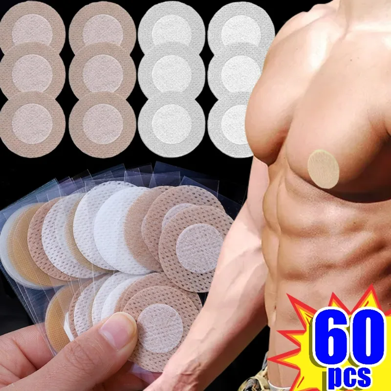 Brethable Tepelhoezen Voor Mannen 30/60 Stuks Waterdichte Wegwerp Zelfklevende Onzichtbare Panty 'S Pakken Anti-Bulge Tepel Stickers