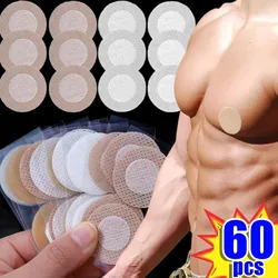 Brethable Nipple Covers for Men 30/60Pcs Waterproof Disposable Self-Adhesive Invisible Tights Suits Anti-bulge Nipple Stickers