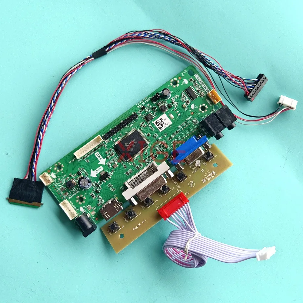 

For HSD101PFW1-A01 N101N6-L01/L0A Controller Driver Board Laptop Panel HDMI-Compatible LVDS 40Pin DVI VGA 1024x576 10.1" DIY Kit
