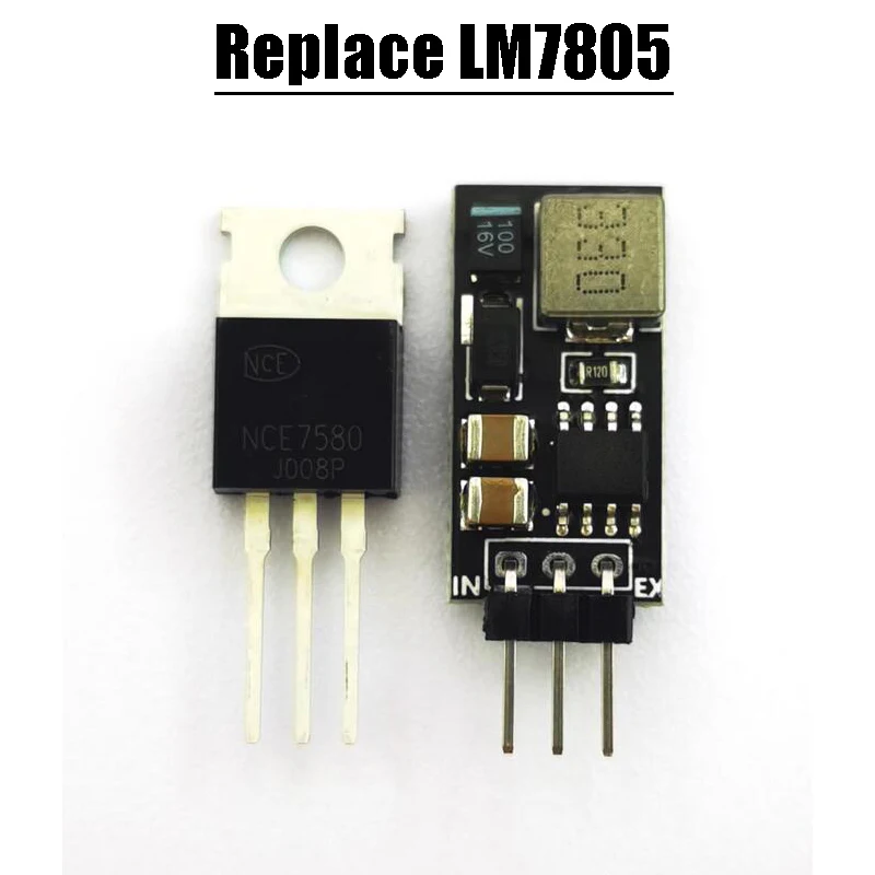 العاصمة العاصمة 8V-100V إلى 5V 3.3V 1A منظم امدادات الطاقة 3PIN إلى 220 12V 24V 36V 48V 60V 72V باك محول استبدال lm7805 #3