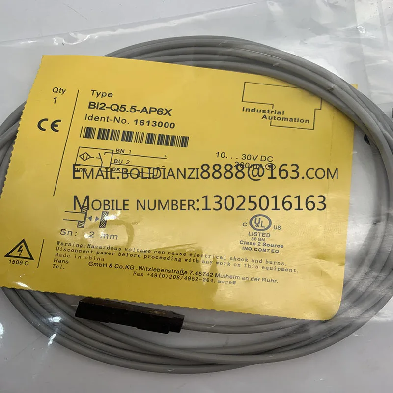 Novo sensor de interruptor de proximidade original BI2-Q5.5-RN6X BI2-Q5.5-RP6X