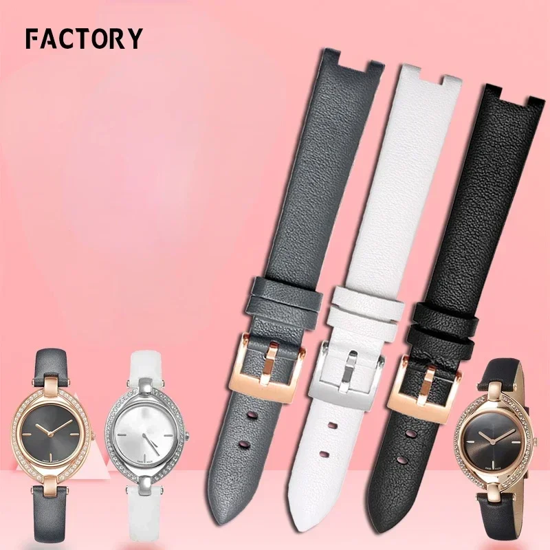 Watchband for Swarovski Devil's Eye 5376812/42 5376830 Notch Female Genuine Leather Watch Strap Accessories