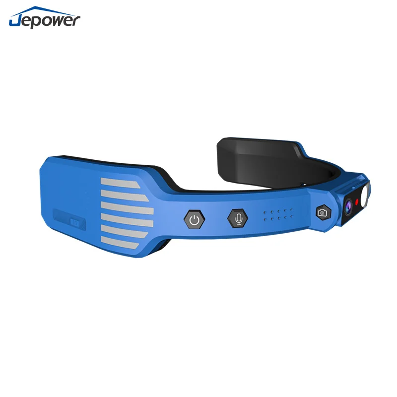 Power Line Maintenance Smart Headband 4G HD 1080P Video Real-time Intercom Android Hard Hat for Utility Workers